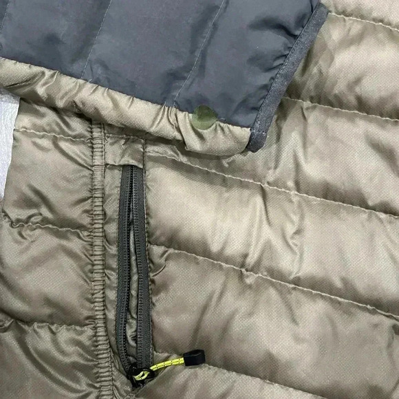 [L]Eddie Bauer Goose Down Filled Cordura Men  Light Puffer Jacket - Picture 3 of 13
